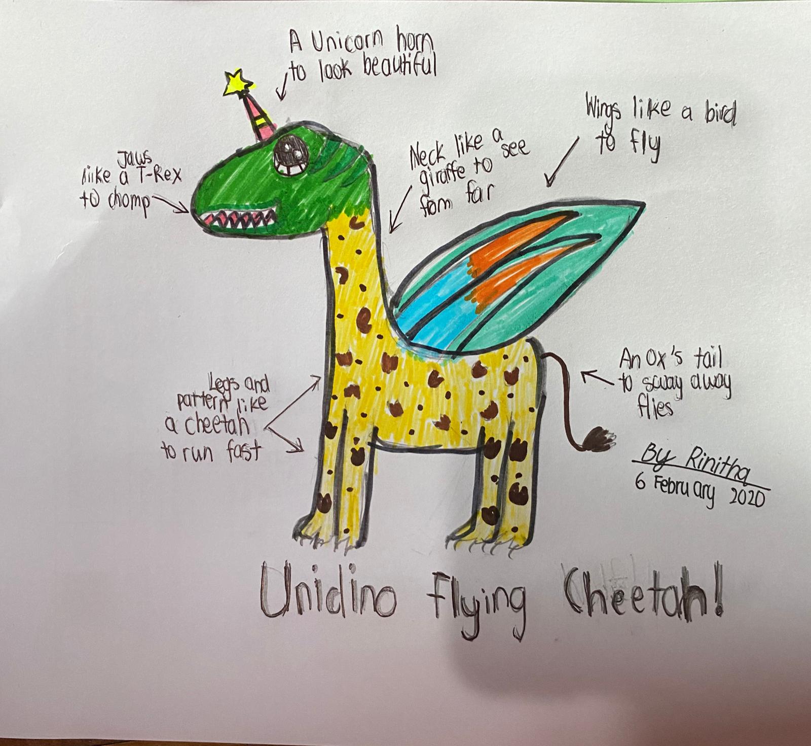 I am a Young Scientist: Featured project - An imaginary animal - by Rinitha