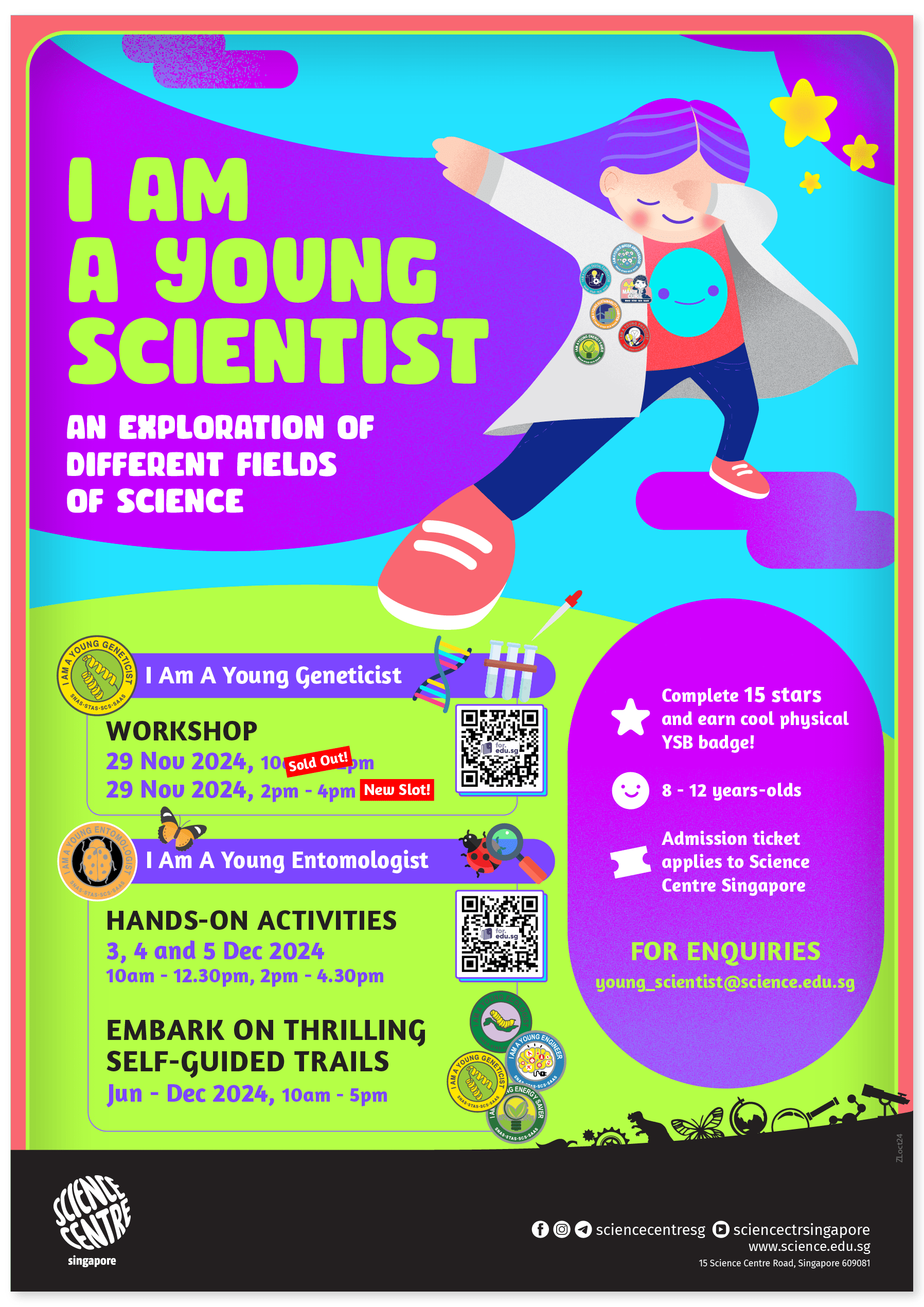 Upcoming Young Scientist Events in November and December 2024