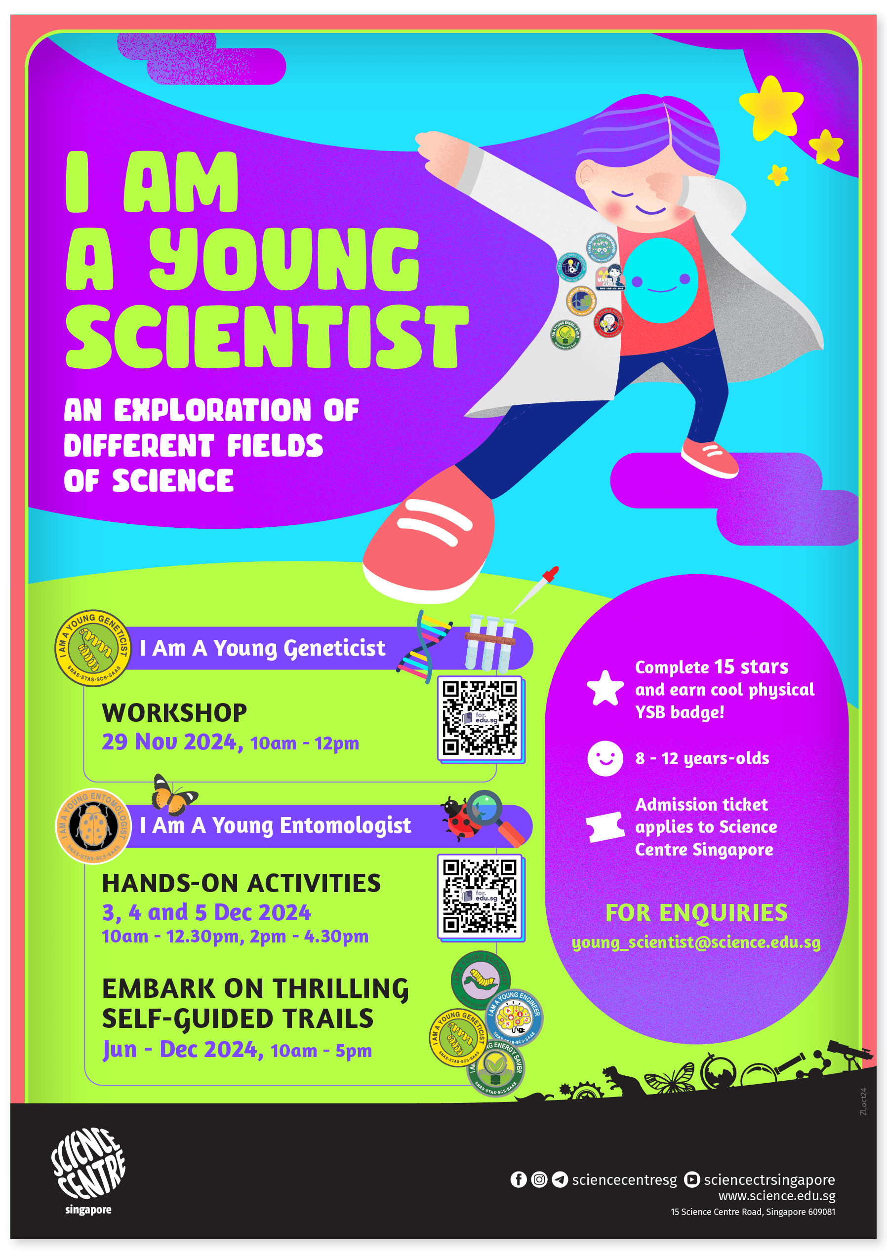 Upcoming Young Scientist Events in November and December 2024