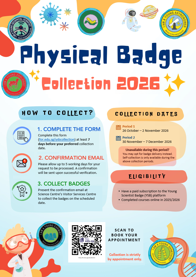 Young Scientist Physical Badge Collection 2026